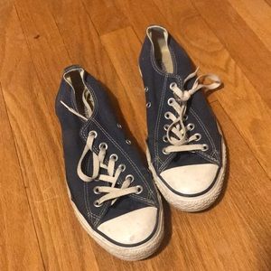 navy low converse